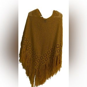 Mustard Net Poncho!